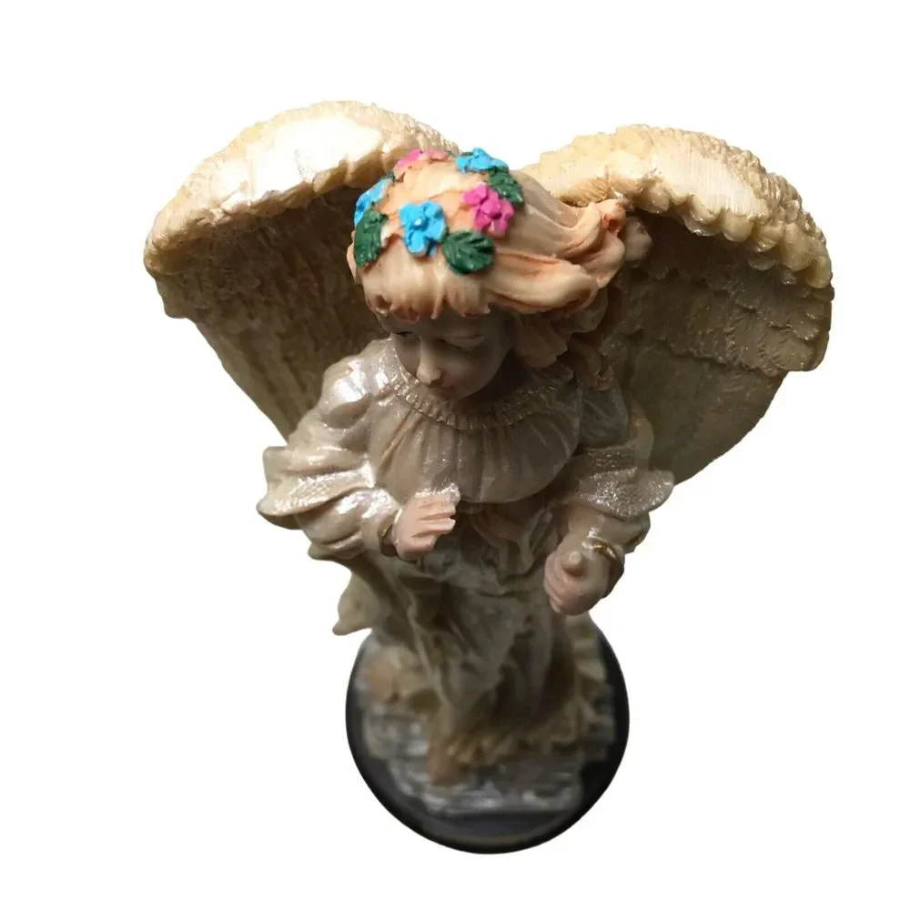 Premier collection angel statue vintage home‎ decor felt bottom Polyresin 8